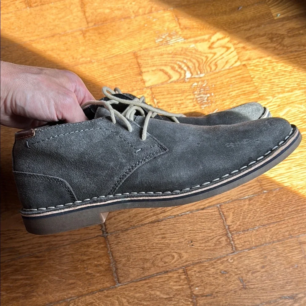 Kenneth Cole Reaction Men's Gray Suede Desert Shoes